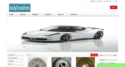 Desktop Screenshot of andytransparts.com