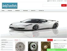 Tablet Screenshot of andytransparts.com